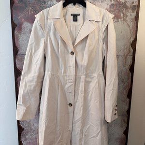 Winter White Rain Coat / Blazer